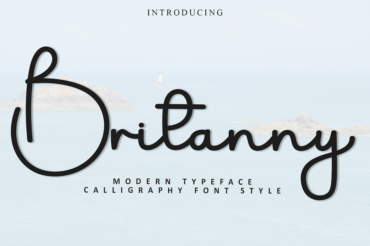 Britanny, a Handwritten Font by InermediaSTUDIO (Photo 1 of 8)