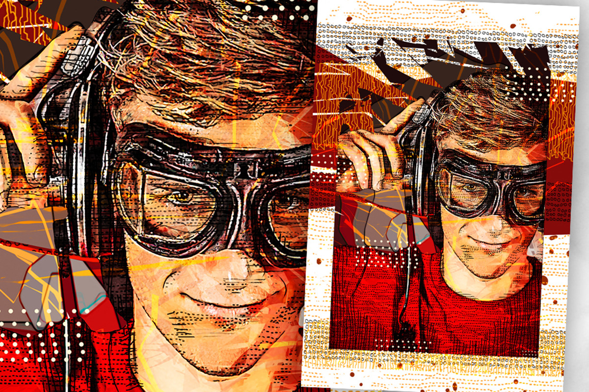 Modern Illustration Photoshop Action, an Action Add-On by GorynArt (Photo 9 of 21)