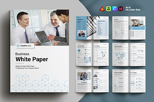Business White Paper Template, a Brochure Template by Spark_Creative