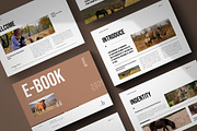 Minimal Ebook Landscape Template, a Brochure Template by Pixelpick (Thumbnail 1 of 9)