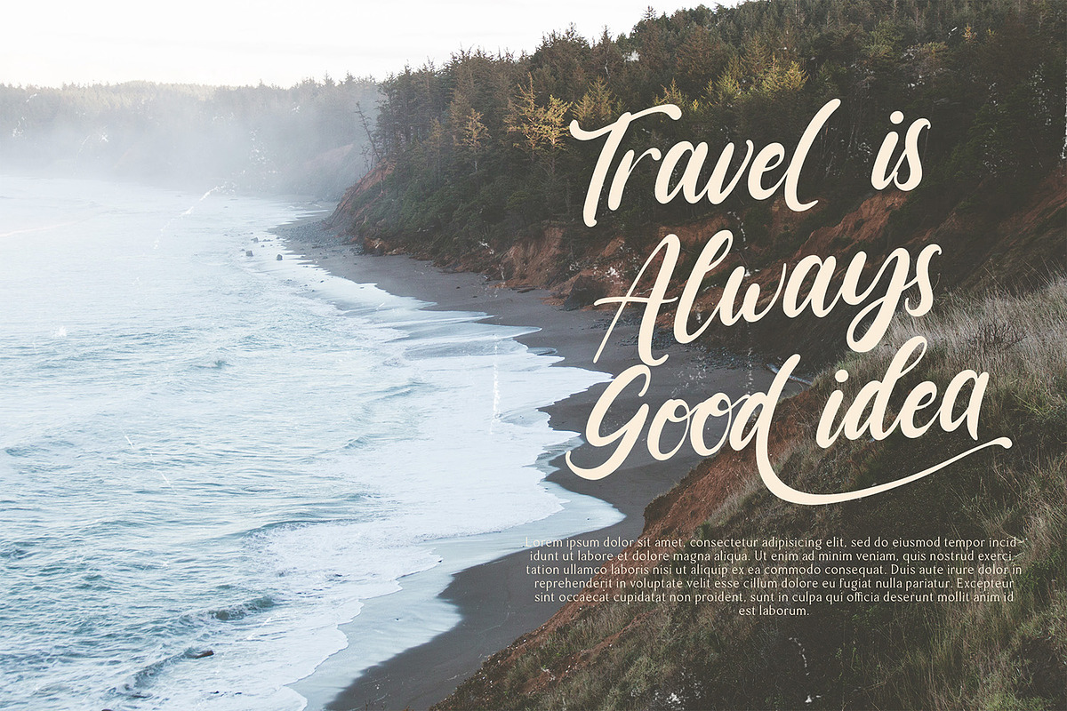 Vagnotie - Modern Brush Font preview 4