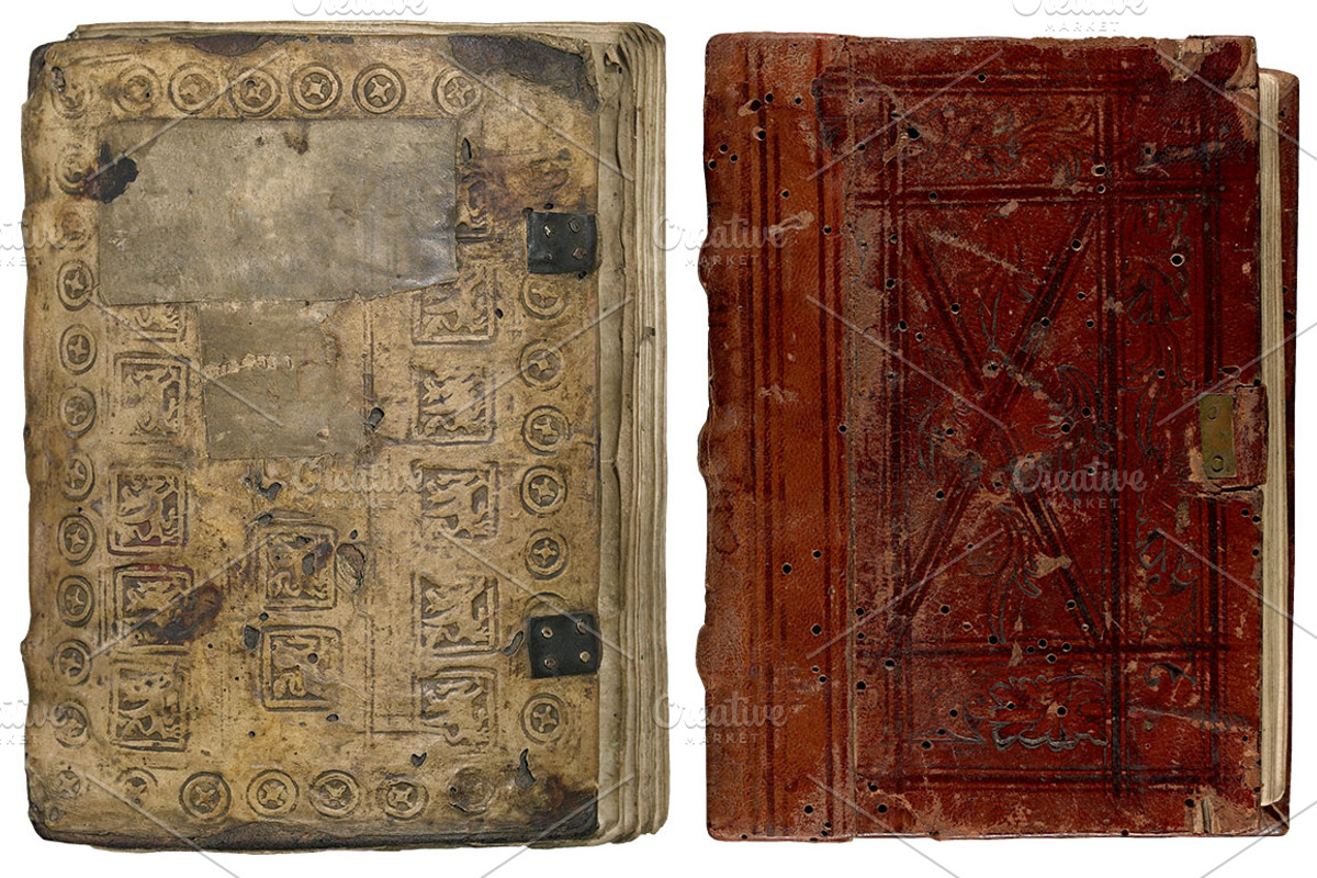 Medieval Book Covers, a Texture Graphic by Blue Line Design (Photo 13 of 23)