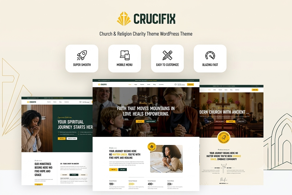 Crucifix - Church WordPress Theme, a WordPress Template by ThemesRain (Photo 2 of 3)
