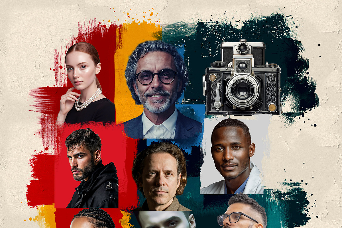 Portrait Art Photo Effect Template, an Action Add-On by Photoshop Action (Photo 2 of 18)