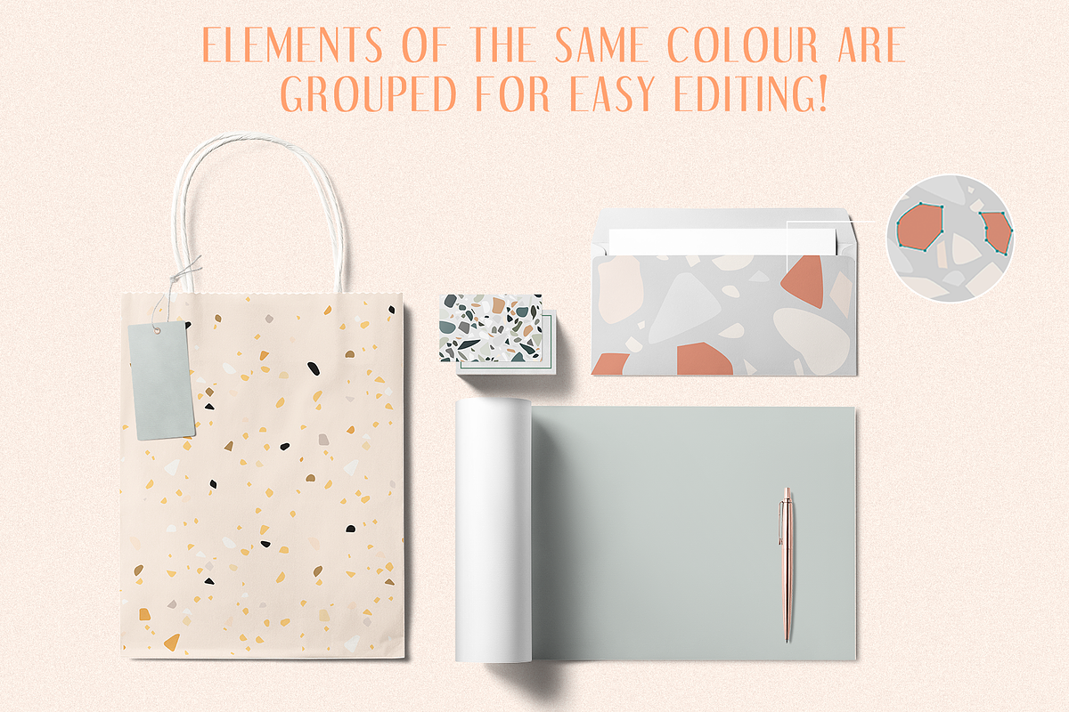 O-Terrazzo! | 12 Beautiful Patterns, a Pattern Graphic by Karissa Macapagal (Photo 3 of 7)