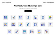Architecture and Buildings Icons, a Solid Icon by Wencory (Thumbnail 1 of 2)