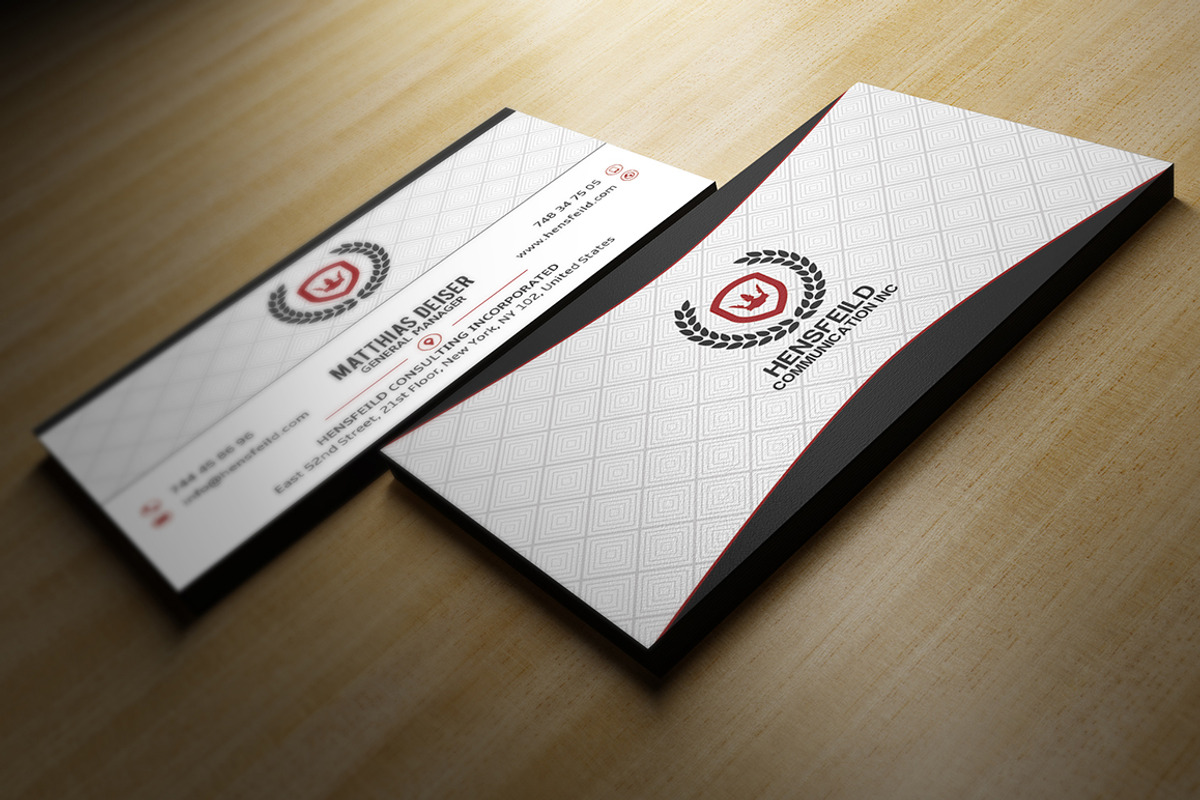 Elegant Business Card, a Business Card Template by Marvel (Photo 3 of 3)