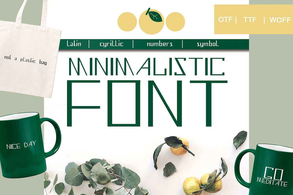 SALE! Minimalistic font - Display, a Symbol Font by Fli Store (Photo 1 of 8)