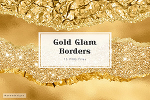 Gold Textures & Elements Bundle