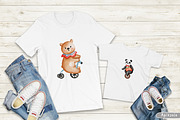 Watercolor Circus Clipart, Animals, an Animal Illustration by Apixsala (Thumbnail 13 of 14)