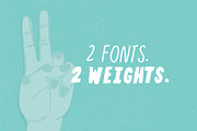 Thick + Thin Font, a Sans Serif Font by Mystik Vision (Thumbnail 3 of 4)