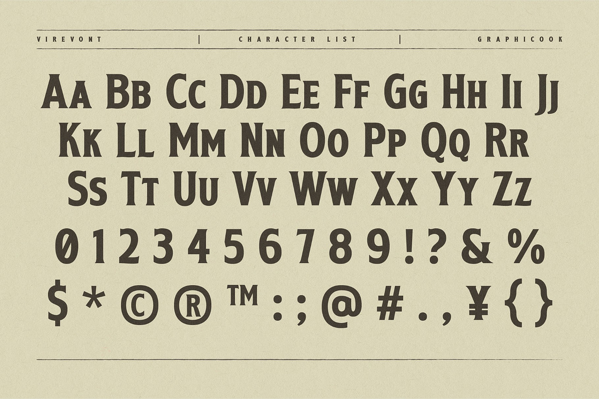 Virevont, a Serif Font by graphicook (Photo 2 of 10)