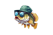 Cool Bass Fish Sublimation Clipart B, an Object Graphic by Regulrcrative (Thumbnail 7 of 7)