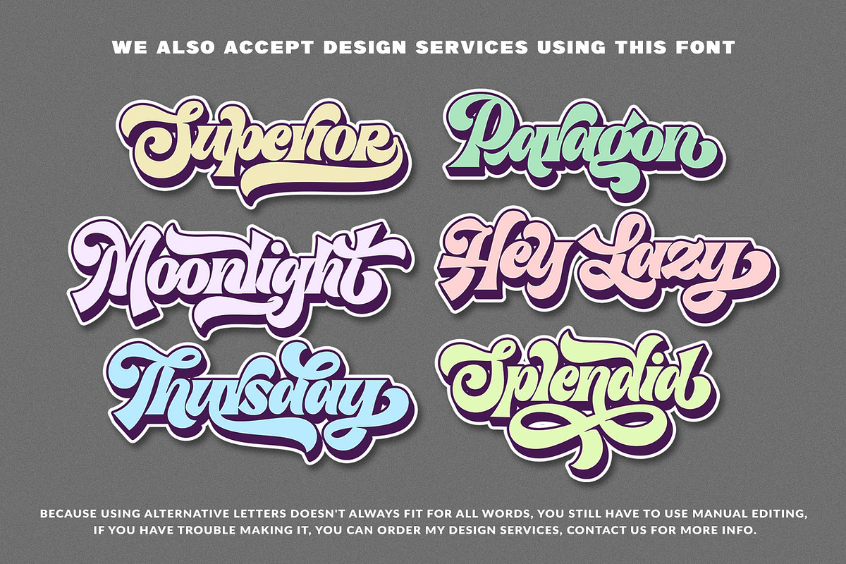 Gallantic - Vintage Retro Font, a Serif Font by Subectype Studio (Photo 4 of 9)