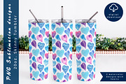 Hearts tumbler sublimation design, an Object Graphic by AnastasiaWatercolor (Thumbnail 2 of 4)