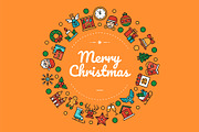 Christmas Line Icons Set + Bonuses, an Outline Icon by Boyko Pictures (Thumbnail 6 of 14)