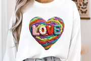 Faux Yarn Valentine Heart Png Love, an Illustration by designcity5 (Thumbnail 1 of 8)
