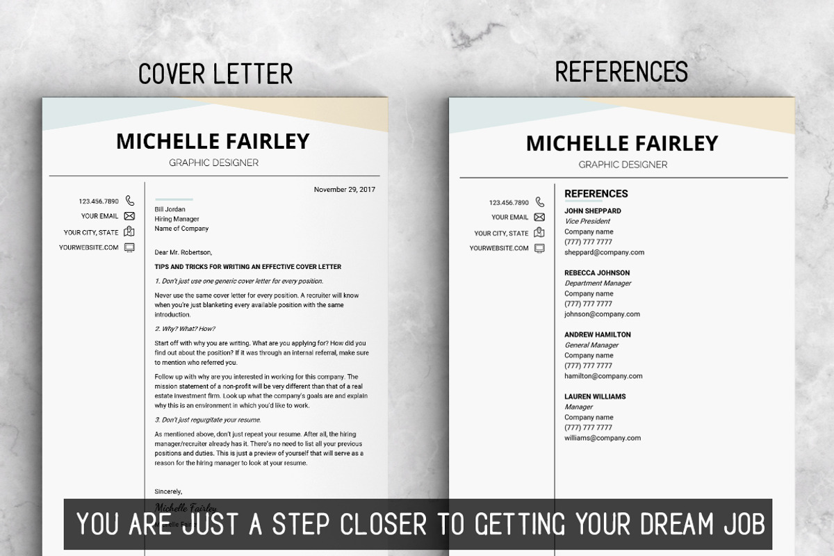 Professional RESUME Template #MF, a Resume Template by LevelUpResume (Photo 5 of 5)