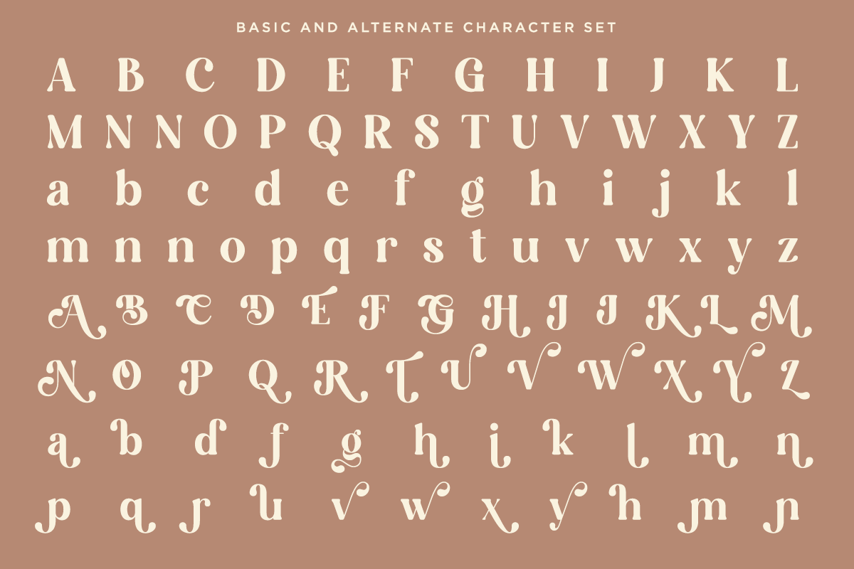 Divale Magical - Stylish Retro Font, a Serif Font by RagamKata (Photo 8 of 9)