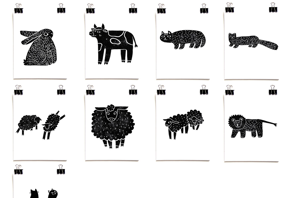 Cute animals BUNDLE, an Animal Illustration by Mii Lab (Photo 6 of 20)