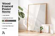 Wood Framed Poster 2x3 PSD Mockup, a Household Mockup by Julian Adams (Thumbnail 3 of 3)