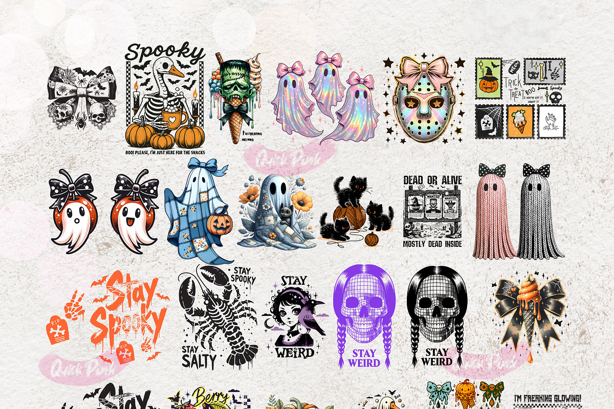 MEGA Halloween Sublimation Bundle, a Graphic by ollalya (Photo 6 of 7)