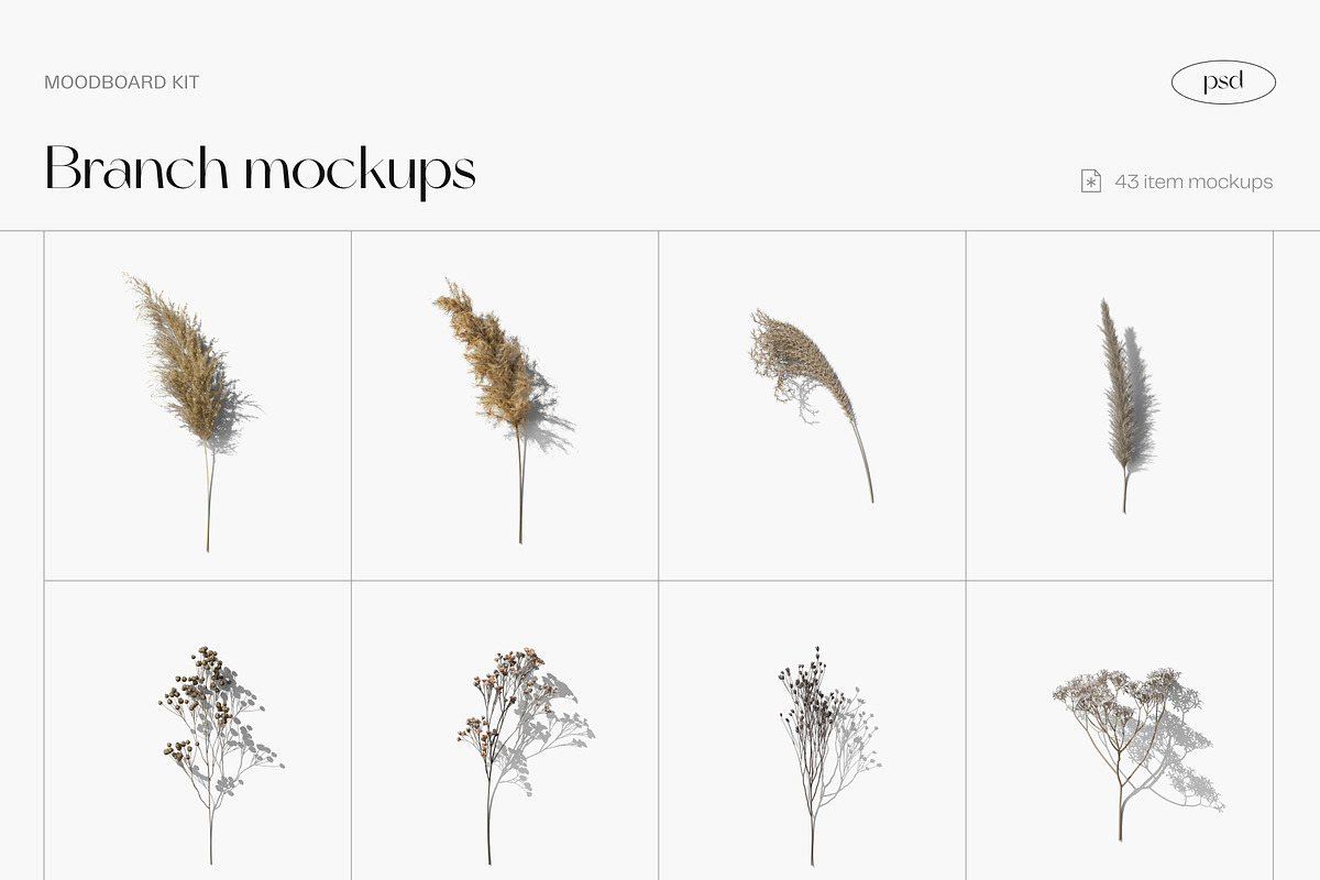 Modern moodboard mockup kit, a Product Mockup by Creatoom (Photo 20 of 23)