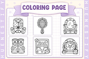 Cozy Girl Days Coloring Book, a Decorative Illustration by HueNestify (Thumbnail 2 of 4)