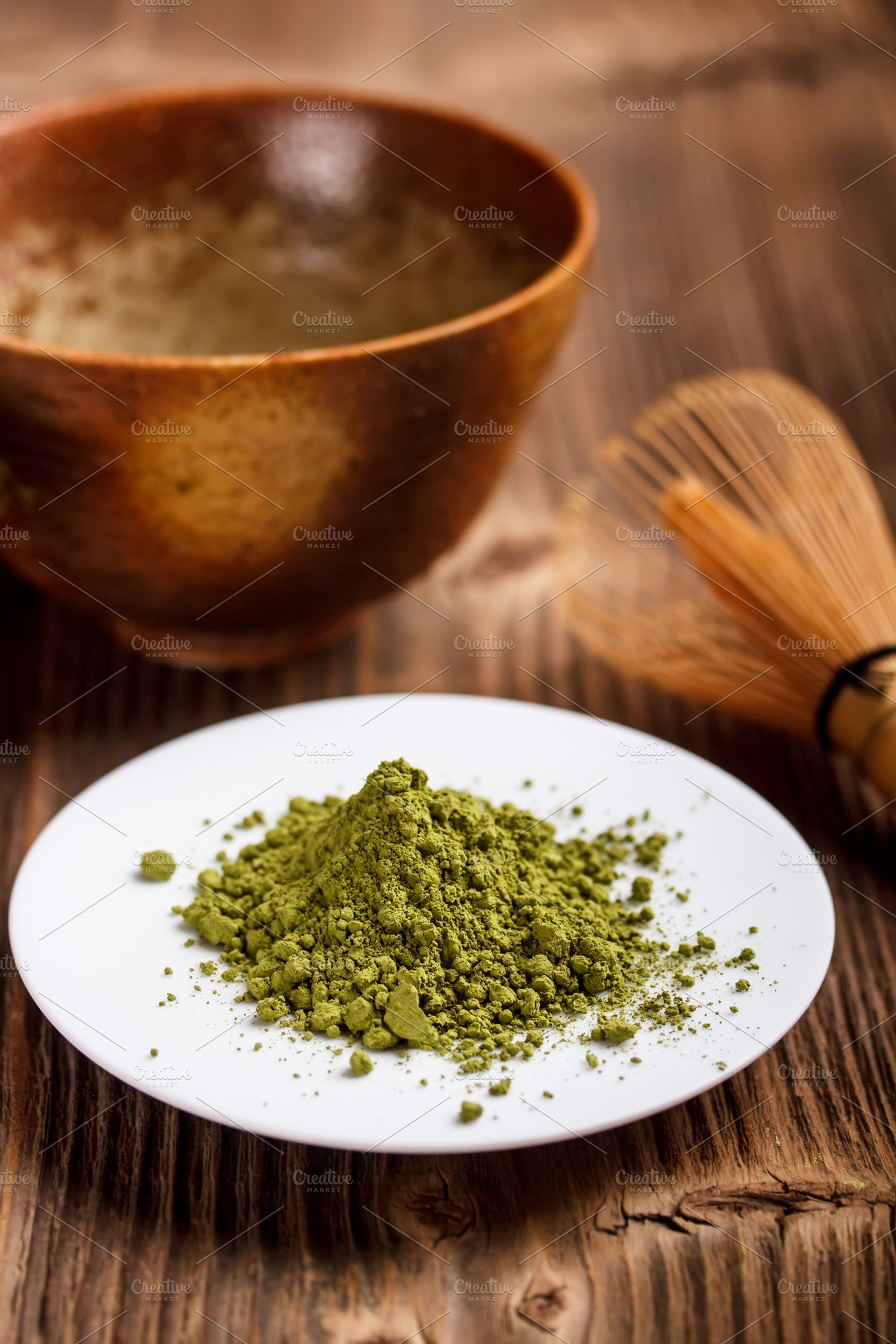 Matcha tea powder stock photo containing food and drink and freshness