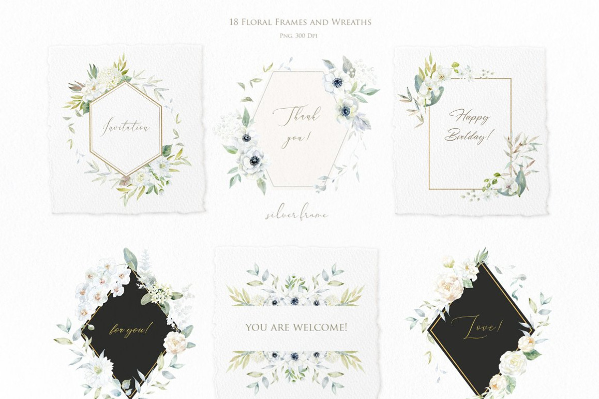 White & Gently Wedding Collection., a Seasonal Illustration by Designwork (Photo 4 of 22)