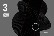 390+ Lines & Dots 3D Shapes, an Object Graphic by assetpro.design (Thumbnail 3 of 19)