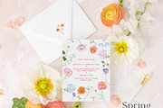 watercolor spring summer garden set, a Decorative Illustration by Grace Noboa Illustrations (Thumbnail 6 of 10)