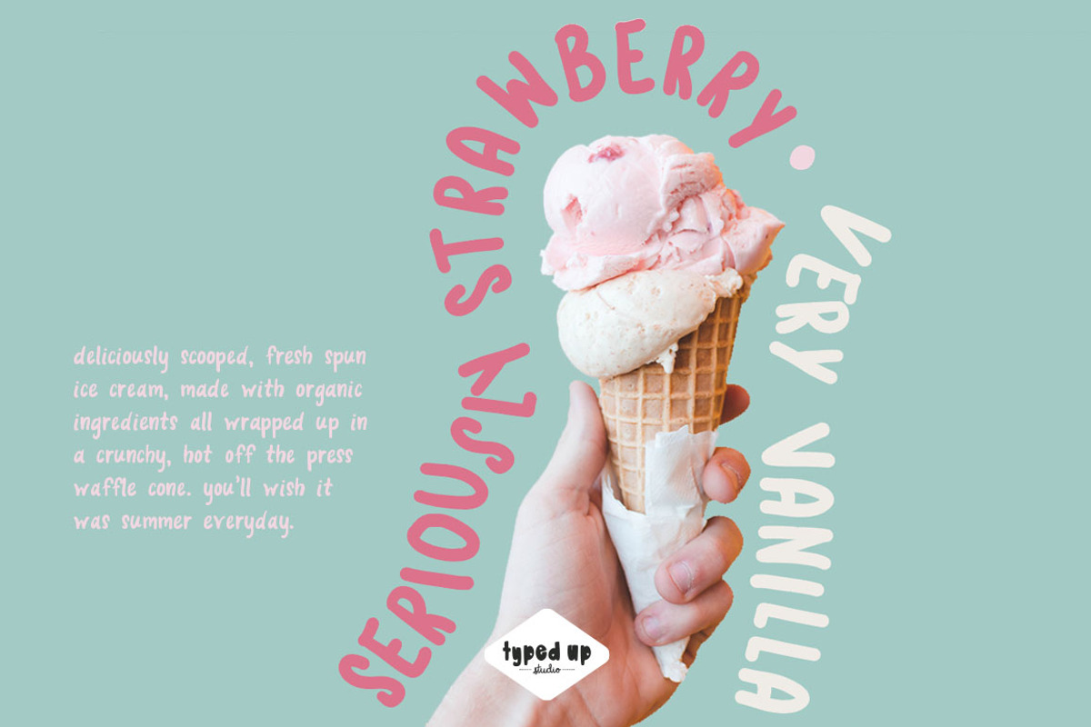 Cloud Nine Display Font preview 5