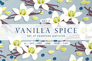 Vanilla spice - Set of patterns, a Pattern Graphic by Yummy (Thumbnail 1 of 7)
