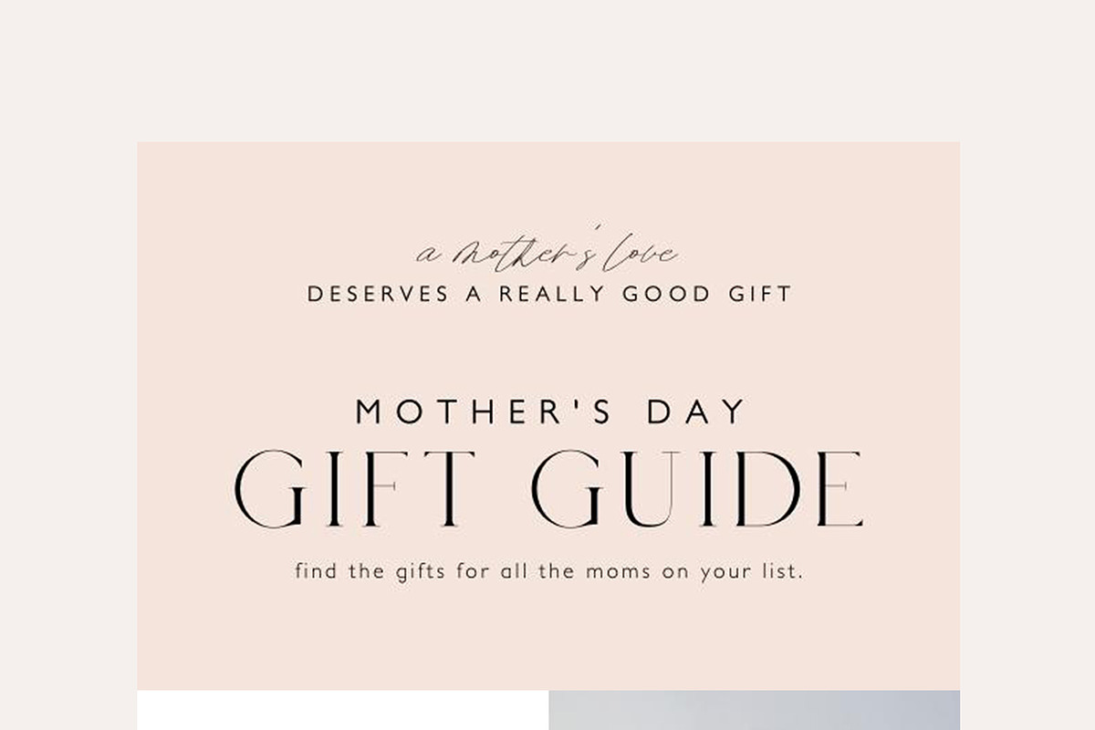 Mother's Day Gift Guide Email, an Email Template by KikiBunnyCreative (Photo 2 of 7)