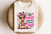 Be Yourself Giraffe Cute Rocker Girl, a Seasonal Illustration by CraftArtStudio (Thumbnail 4 of 4)