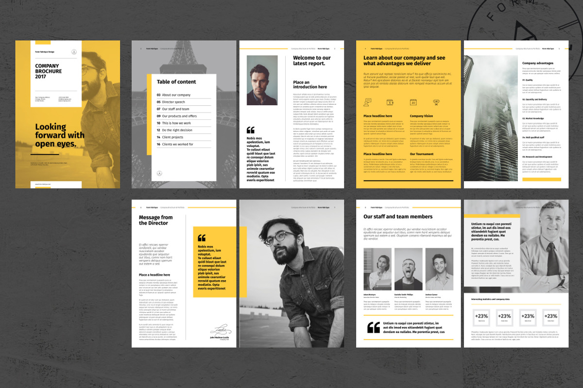 Company Brochure, a Brochure Template by Form Fabrique (Photo 8 of 10)