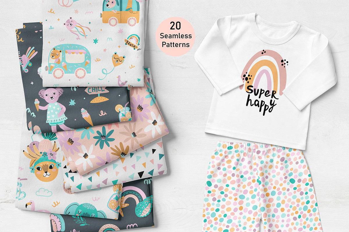 Summer vibes baby illustrations, an Animal Illustration by OxanaTally (Photo 8 of 14)