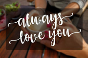 Maisha Script, a Script Font by MrLetters (Thumbnail 6 of 8)