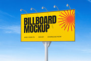 High Quality Billboard Mockup, an Advertising Mockup by Claymoon Lab (Thumbnail 1 of 8)
