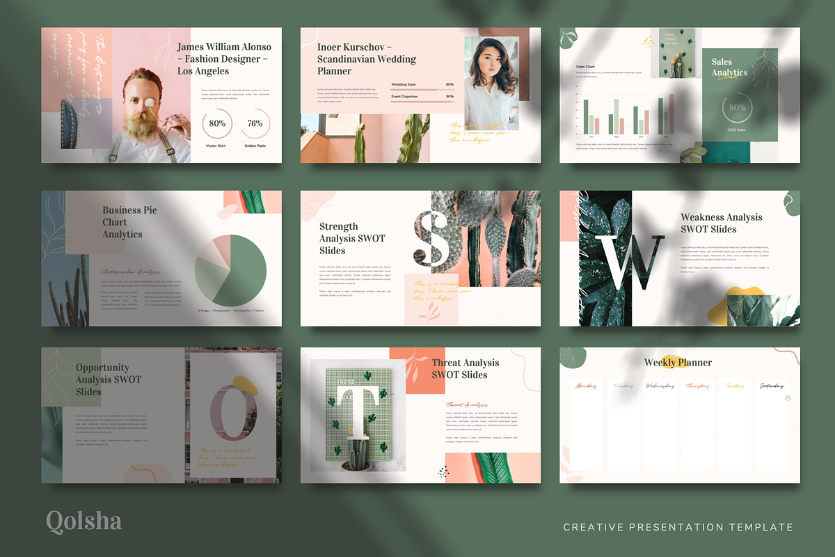 Qolsha - Creative Powerpoint, a Presentation Template by Masdika Studio (Photo 7 of 10)