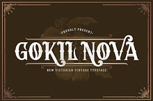 Gokil Nova - Victorian Style Font