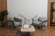 Podcast Room Mockup, an iPad Mockup by zphotographystudio (Thumbnail 3 of 4)