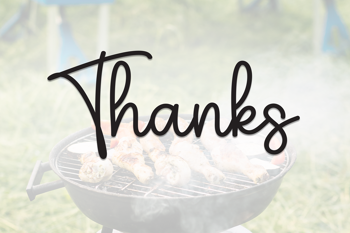 Roasting | Script Font, a Handwritten Font by Scratchones (Photo 9 of 9)