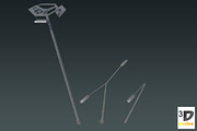 Lighting Masts, an Environmental 3D Model by 3DCaster (Thumbnail 3 of 6)