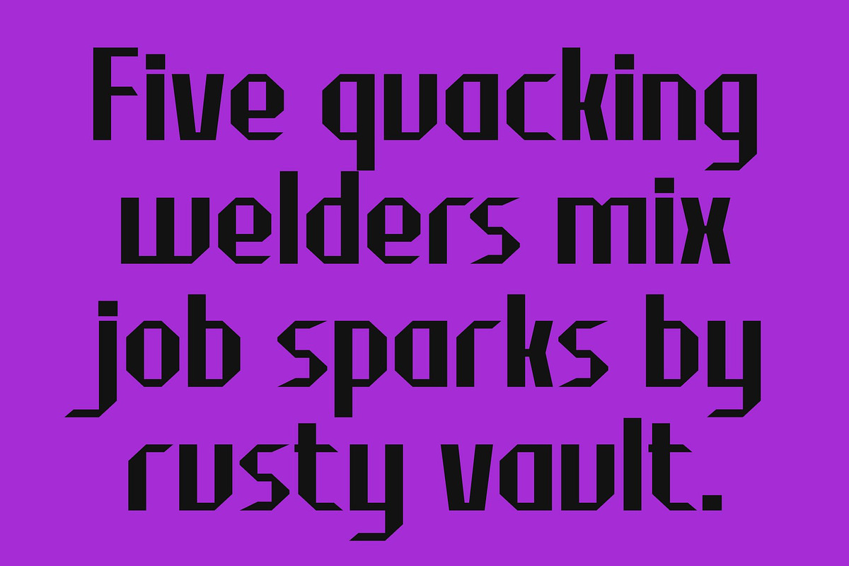 CS Seward – Industrial Font, a Sans Serif Font by Craft Supply Co. (Photo 6 of 8)