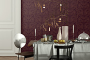 Classic Wallpapers No 12, a Wallpaper Graphic by Bloomart Studio (Thumbnail 3 of 7)