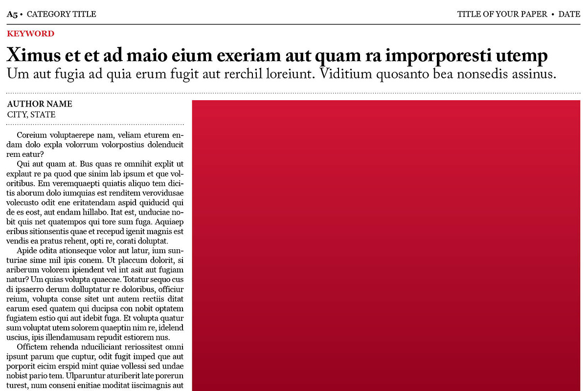 Old Style Newspaper Template, a Magazine Template by Newspaper Templates (Photo 6 of 11)