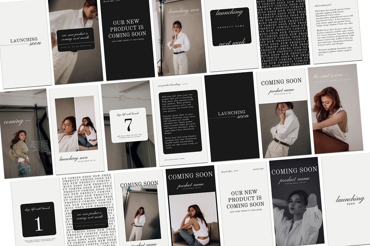 Launch Graphics Instagram Templates, a Marketing Template by Blush Created (Photo 11 of 15)