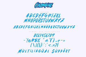 Champine Display Font